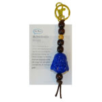 De Reis Boeddha Sleutelhanger Blauw