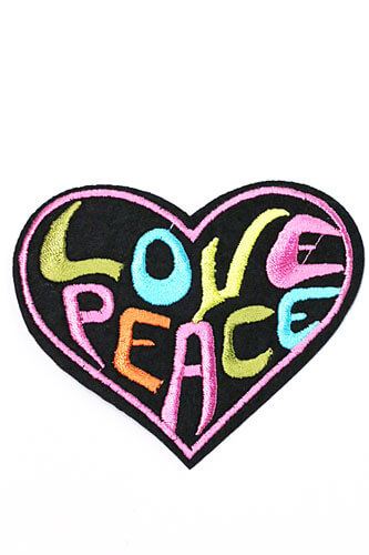 Jeans Patch Love & Peace-0