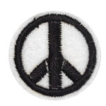 Jeans Patch Peace Teken-0