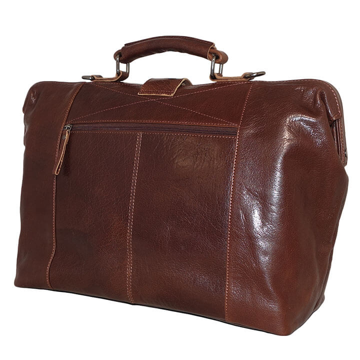 Leather Dokterstas met Laptopvak 16.4'' Cognac | Online