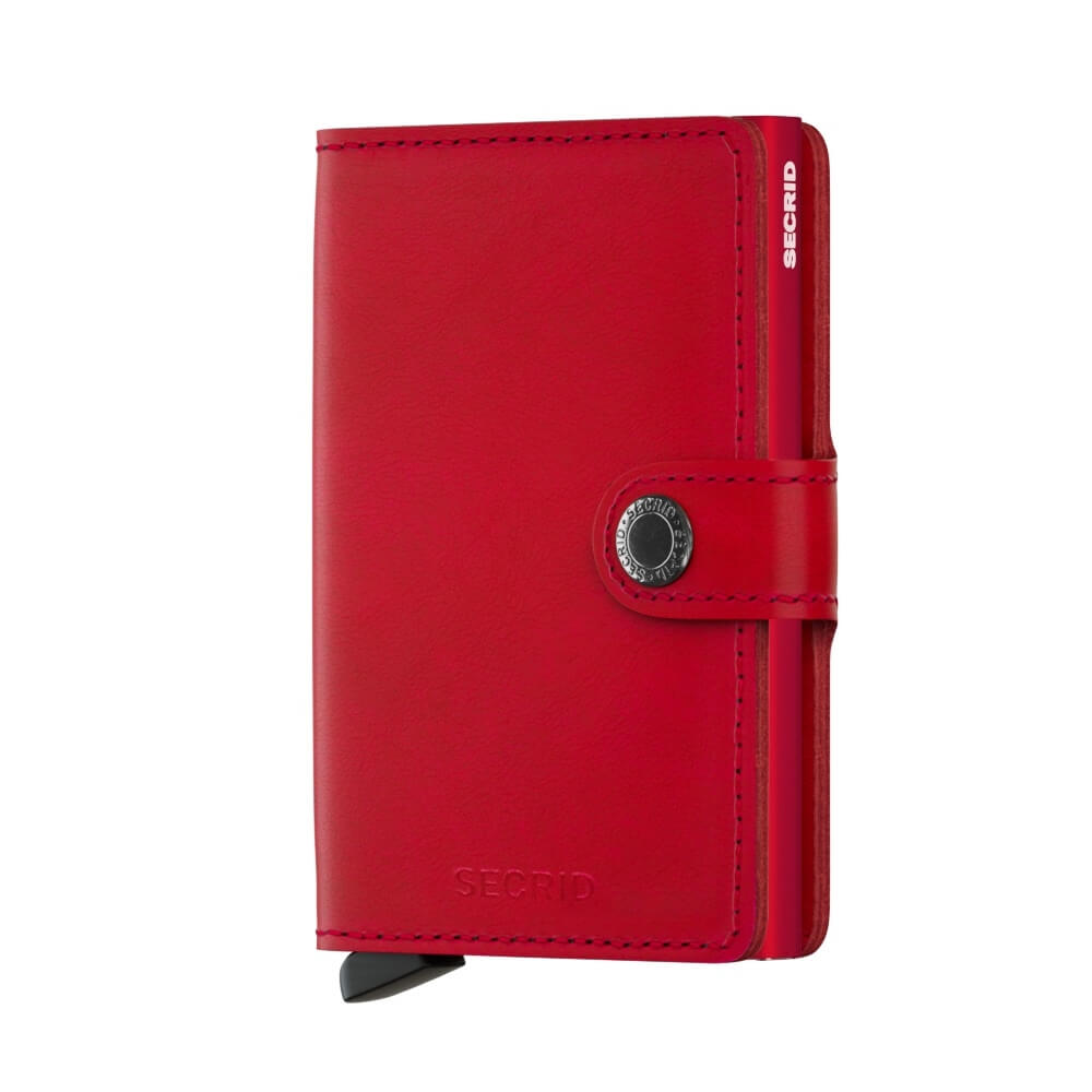 Secrid Mini Wallet Portemonnee Original Red Red