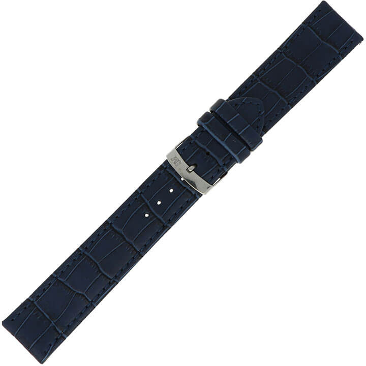 Morellato Horlogebandje Juke Alligator Blauw 20mm