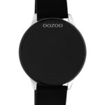OOZOO Smartwatch Rubber Zwart/Zilver | Q00113