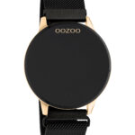 OOZOO Smartwatch Mesh Zwart/Rosé | Q00118