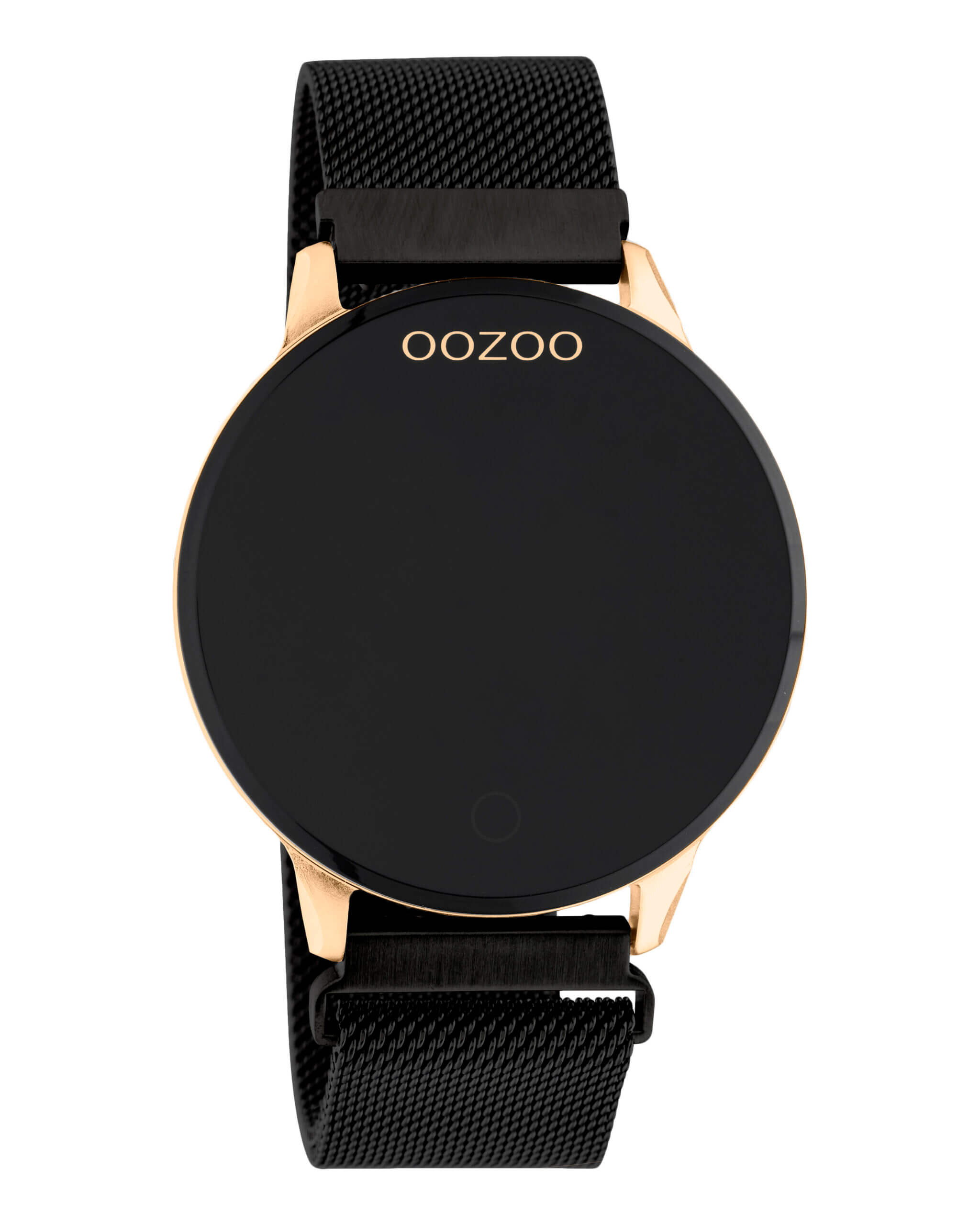 OOZOO Smartwatch Mesh Zwart/Rosé | Q00118