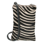 Charm London Phone Bag Elisa Telefoontasje Vachtje Zebra