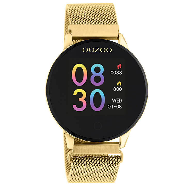 OOZOO Smartwatch Mesh Goud | Q00121
