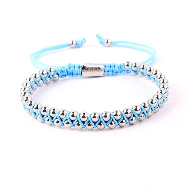 Caviar Collection Armband Starry Night Blue X White Gold