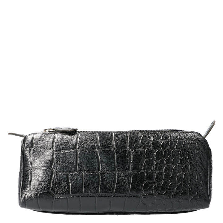 Leather Leren Make Up / Pen M Croco Zwart | Online