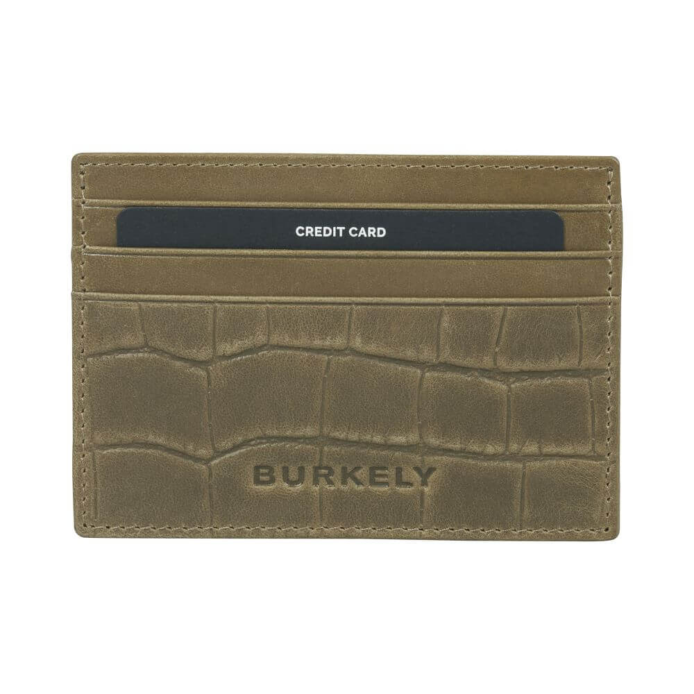 Burkely Croco Cassy CC Holder RFID Groen