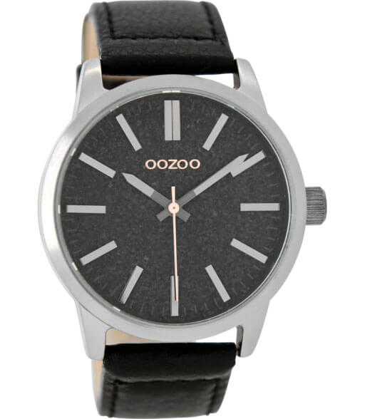 OOZOO Timepieces Horloge Zwart Titanium | C9069