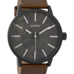 OOZOO Timepieces Horloge Bruin/Zwart | C9601