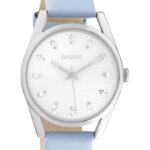 OOZOO Timepieces Horloge Blauw/Zilver | C10815