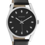 OOZOO Timepieces Horloge Zwart/Zilver | C10818