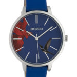 OOZOO Timepieces Horloge Bird Blauw | C10184