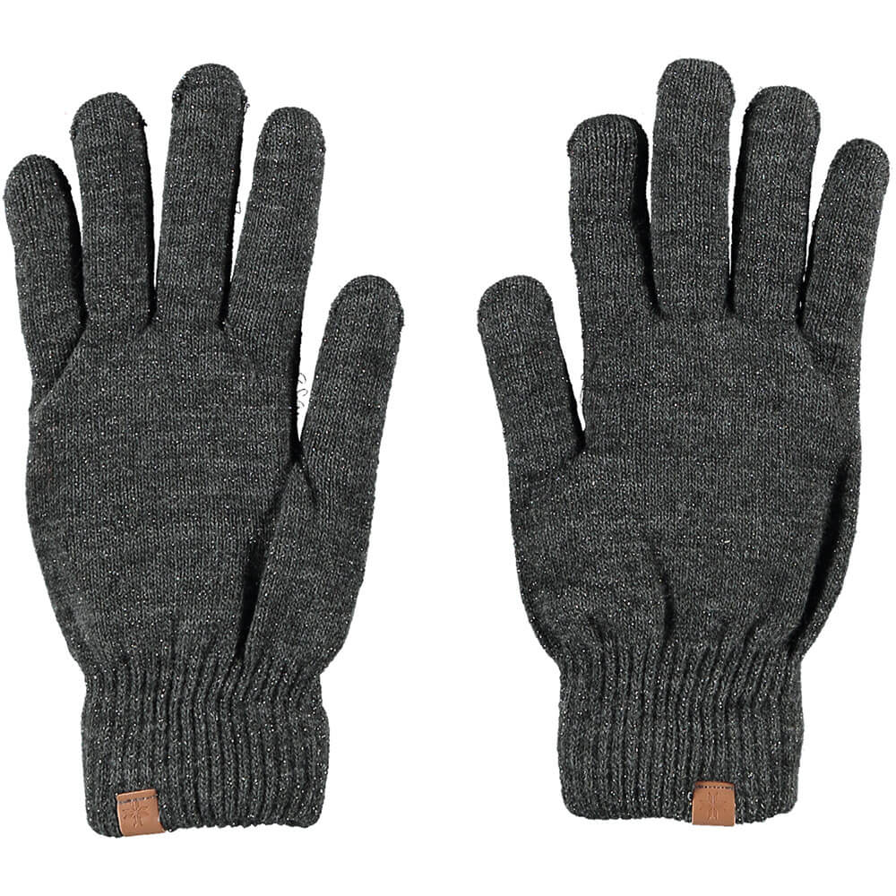 VON LAMEZAN Gebreide handschoenen zwart casual uitstraling Accessoires Handschoenen Gebreide handschoenen 