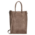 Zebra Trends Shopper Natural Bag Rosa XL 15'' Grijs