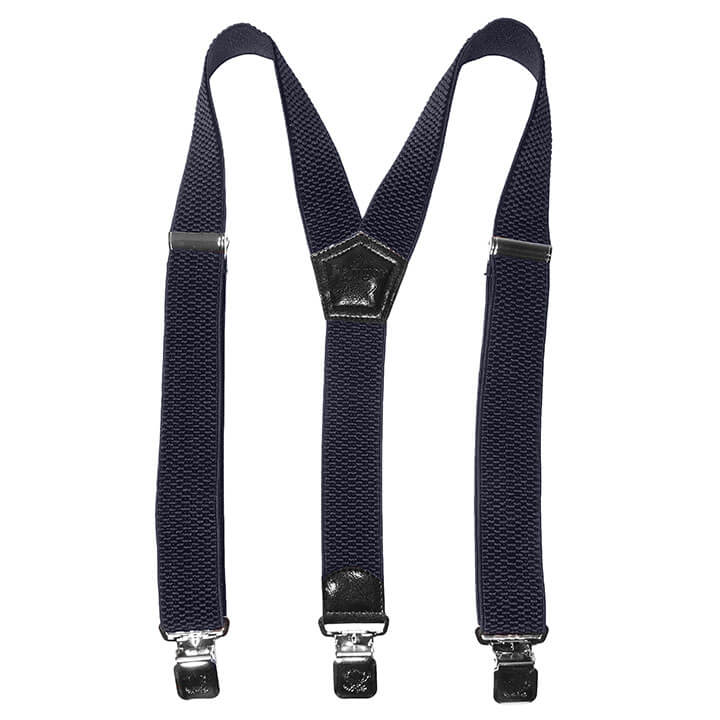 Nachtblauwe en rode elastische kinderbandjes Accessoires Riemen & bretels Bretels 