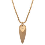 AZE Jewels Ketting Necklace Triangle Dore