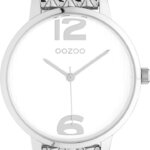 OOZOO Timepieces Horloge Zilver/Wit | C10920