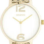 OOZOO Timepieces Horloge Goud/Wit | C10922