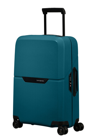 Samsonite Magnum Eco Spinner Handbagage Koffer 55 Petrol Blue