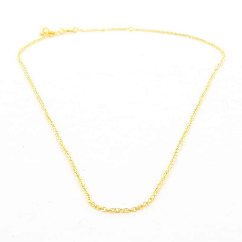 Imotionals Ketting Anker Goud 70 cm