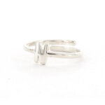 Imotionals Ring Letter N Zilver