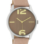 OOZOO Timepieces Horloge Soft Pink Croco | C10376