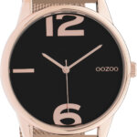 OOZOO Timepieces Horloge Rosé/Zwart | C10869