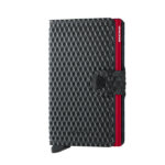 Secrid Mini Wallet Portemonnee Cubic Black-Red