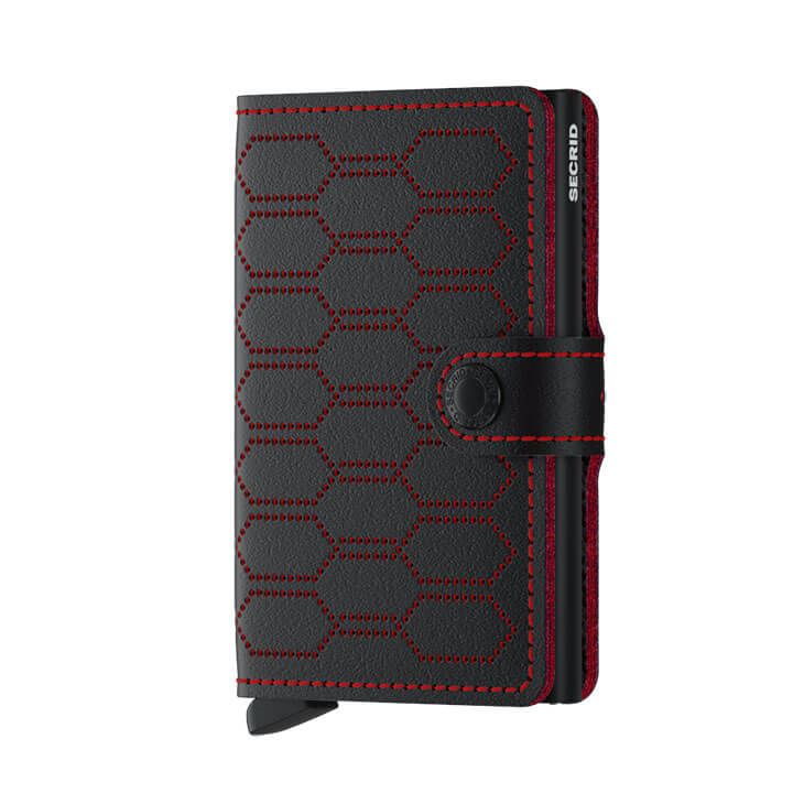 Secrid Mini Wallet Portemonnee Fuel Black Red