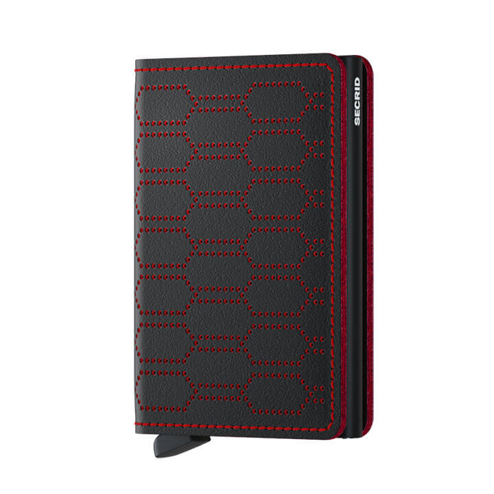 Secrid Slim Wallet Portemonnee Fuel Black Red