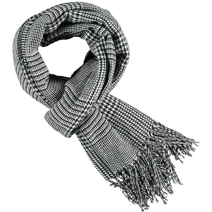 Sarlini Langwerpige Unisex Sjaal Multi Zwart