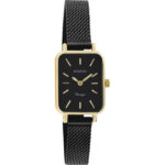 OOZOO Timepieces Horloge Vintage Zwart/Goud | C20269