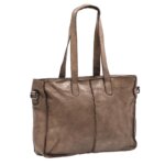 Daniel Ray Leather Handtas/Schoudertas Vallejo Taupe
