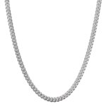 AZE Jewels Ketting Necklace Gourmette Eight | Inox