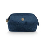 Pip Studio Toilettas Cosmetic Purse Small Velvet Quiltey Days Blue