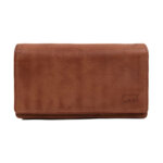 Bear Design Portemonnee met Overslag Brigitte Cognac