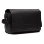 Chesterfield Leren Toilettas Venezia Zwart