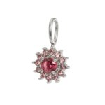 iXXXi Charm Lucia Fuchsia Zilver