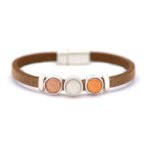 Qoss Naturel Armband Milo Crème - Maat L