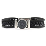 Qoss Zwarte Armband Roxan Zwart | Maat L