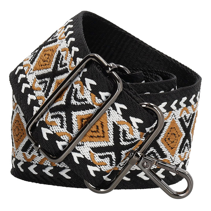 Beagles Schouderband Fashion Aztec Zwart Wit Bruin