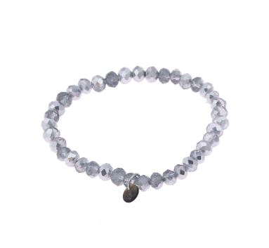 Day Eve Elastische Armband Beads Silver