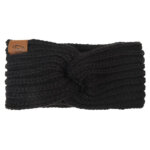 I'm Dutch Gebreide Haarband / Hoofdband Ottowa Zwart