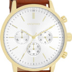 OOZOO Timepieces Horloge Bruin/Wit | C11201