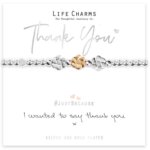 Life Charms Armband met Giftbox | Thank You | Flower