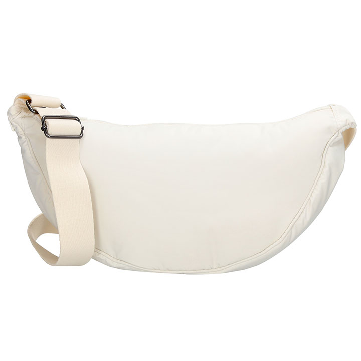 Beagles Puffer Moon Bag L Calvia White