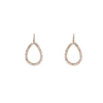 Day&Eve Oorbellen Beads Open Drop White & Gold Mix | Goud